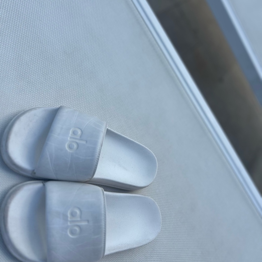 Alo White Sandals